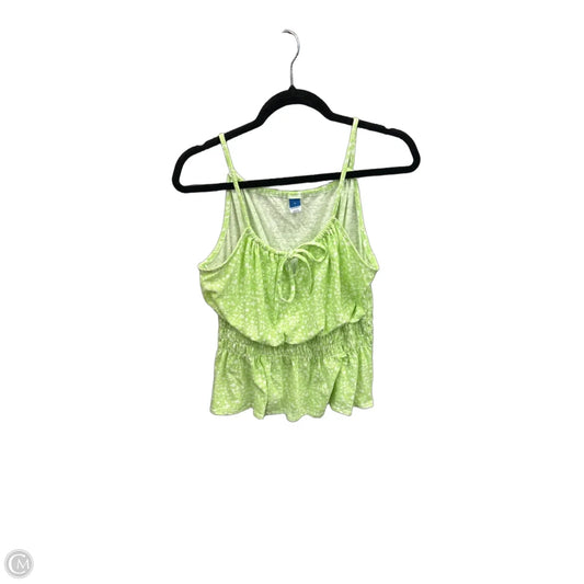 Top Sleeveless By Old Navy In Green, Size: L