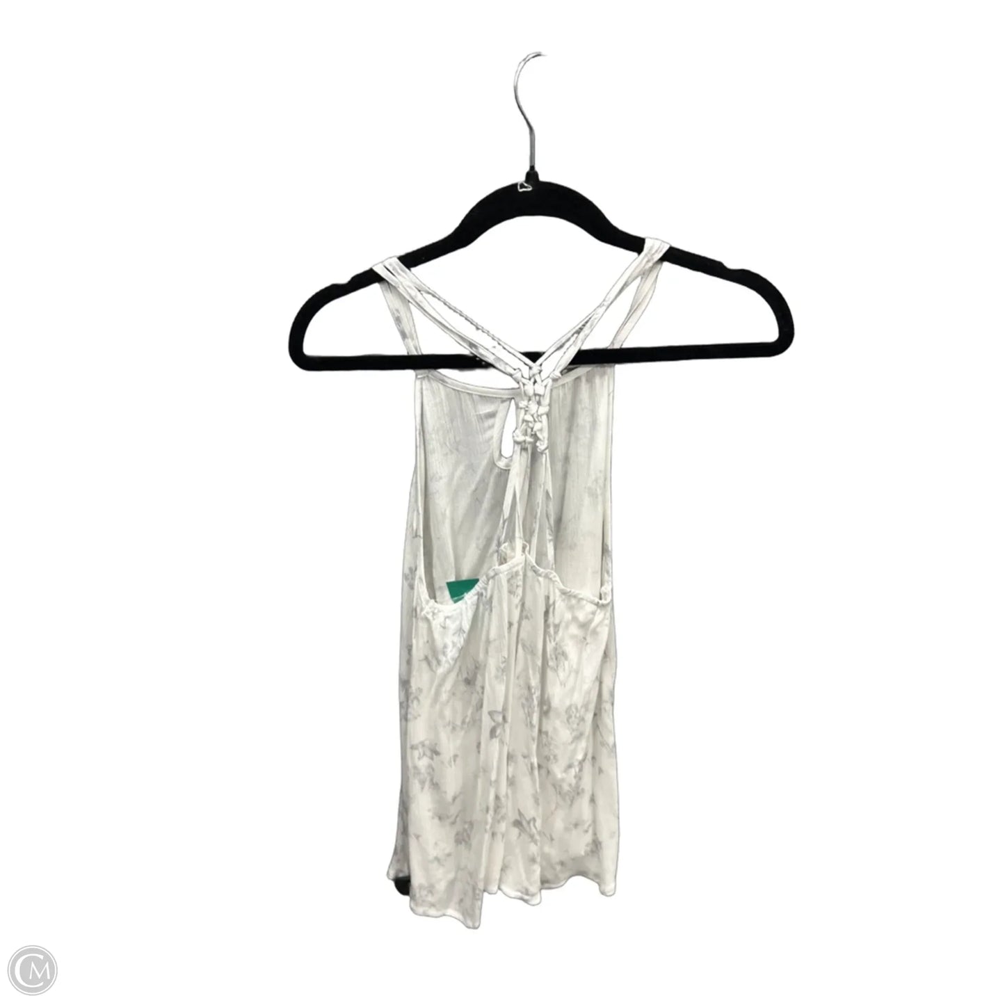 Top Sleeveless By Hem & Thread In White, Size: S