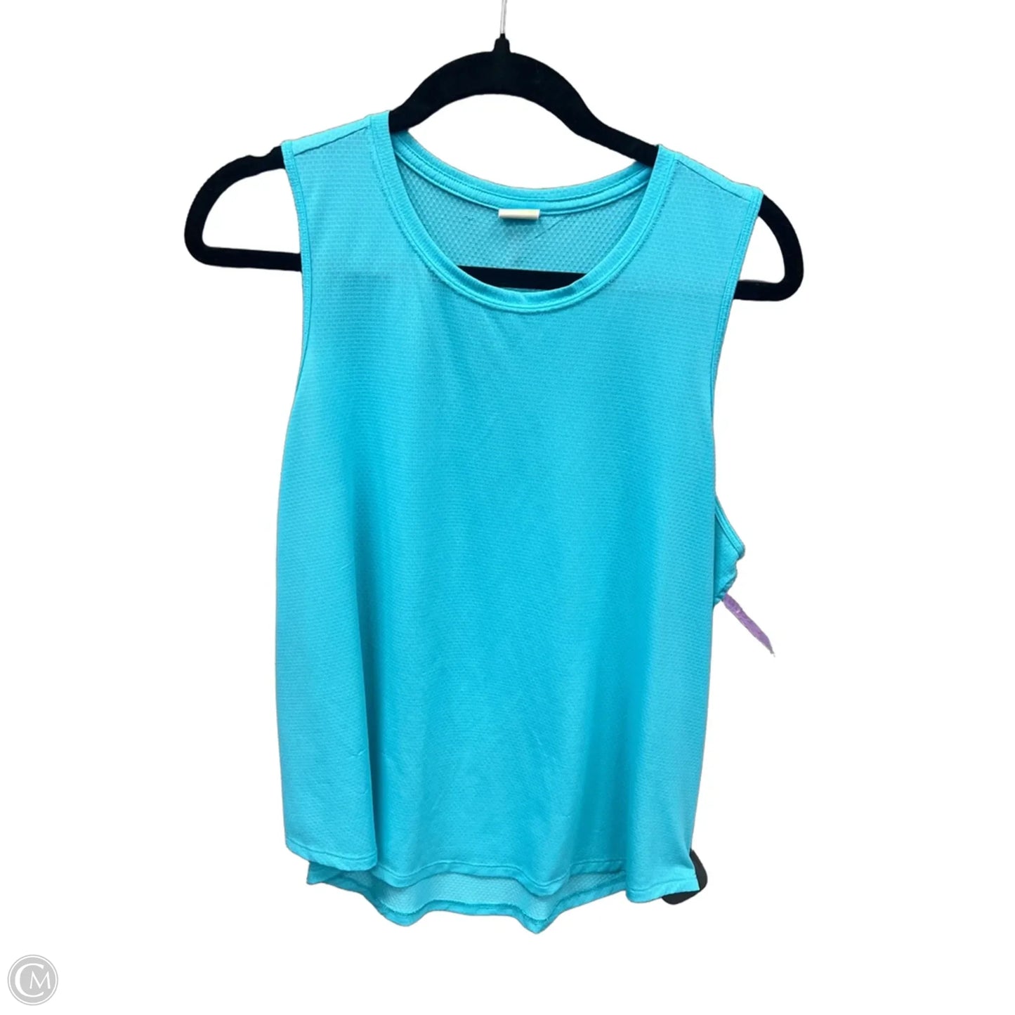 Athletic Tank Top By Tek Gear In Blue, Size: L