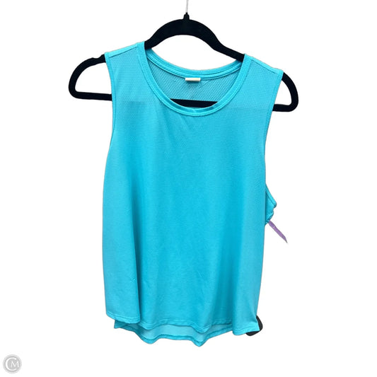 Athletic Tank Top By Tek Gear In Blue, Size: L