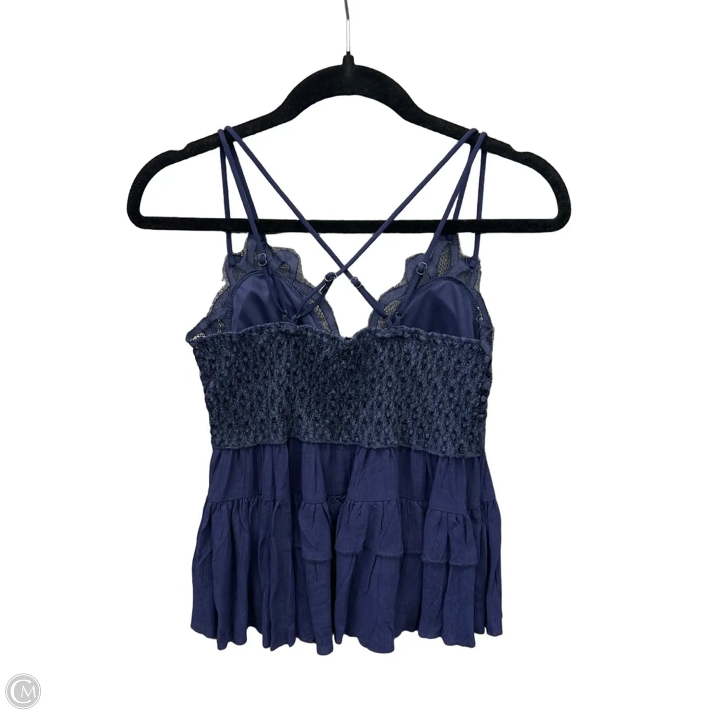 Top Sleeveless By Zenana In Blue, Size: M