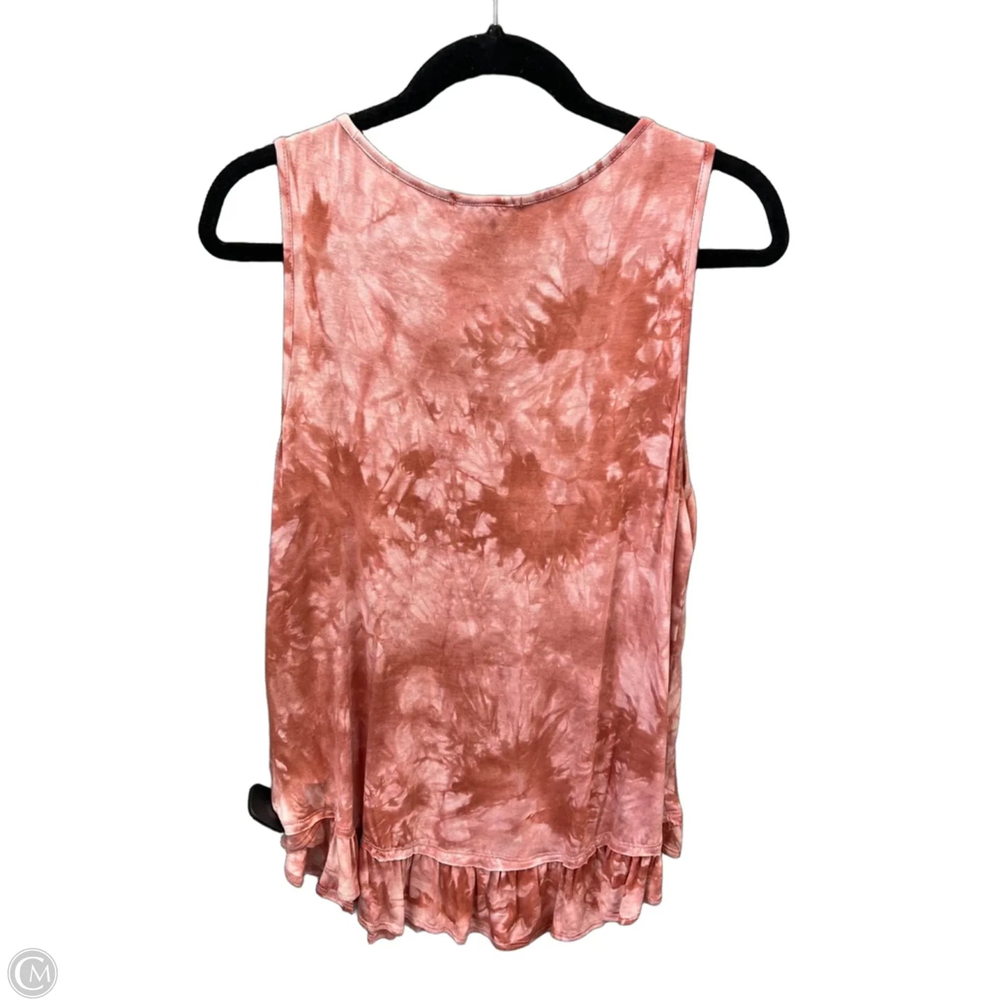 Top Sleeveless By Vervet In Pink, Size: M