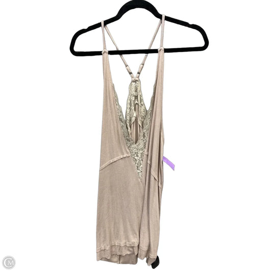 Top Sleeveless By Pol In Cream, Size: S