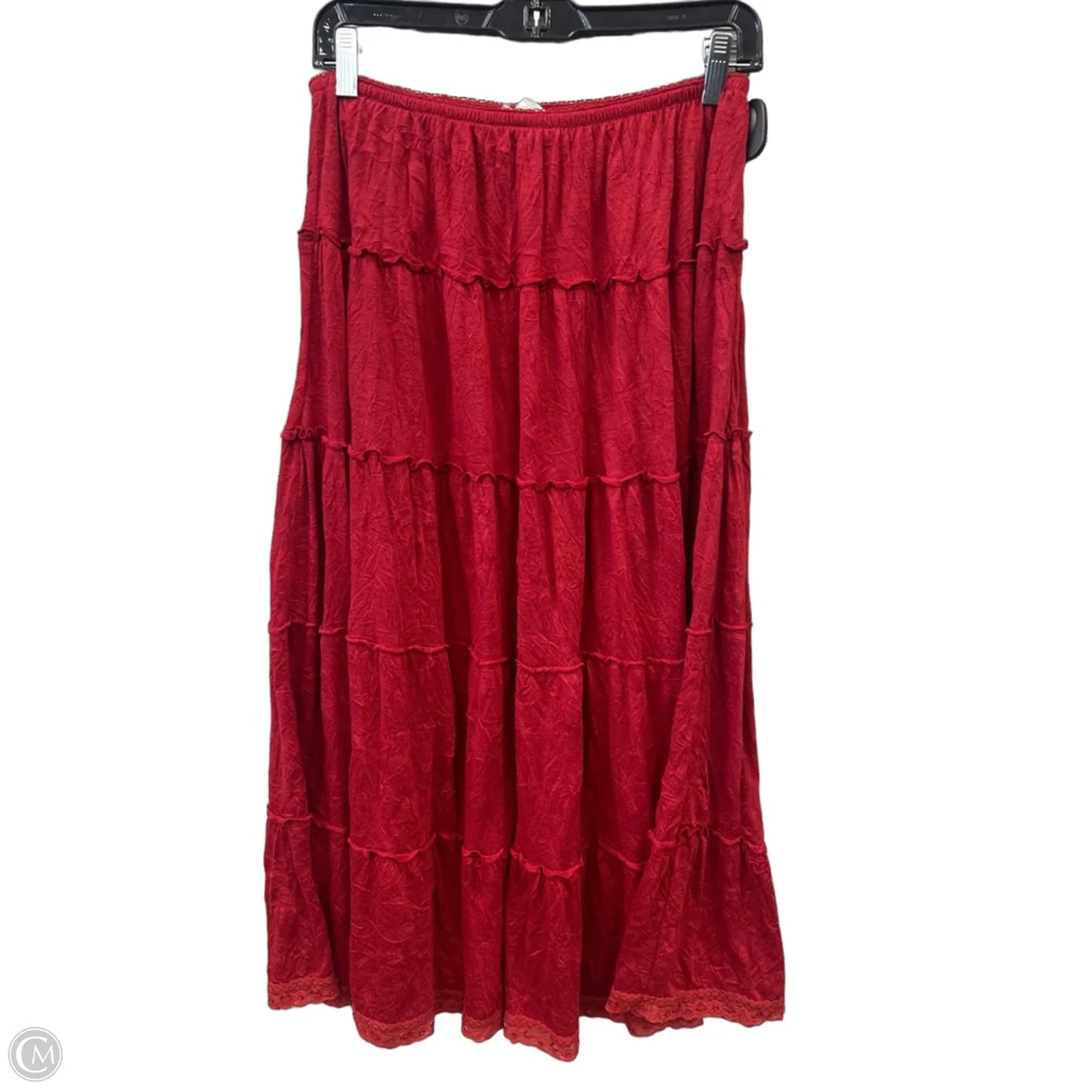 Skirt Maxi By Clothes Mentor In Red, Size: 8