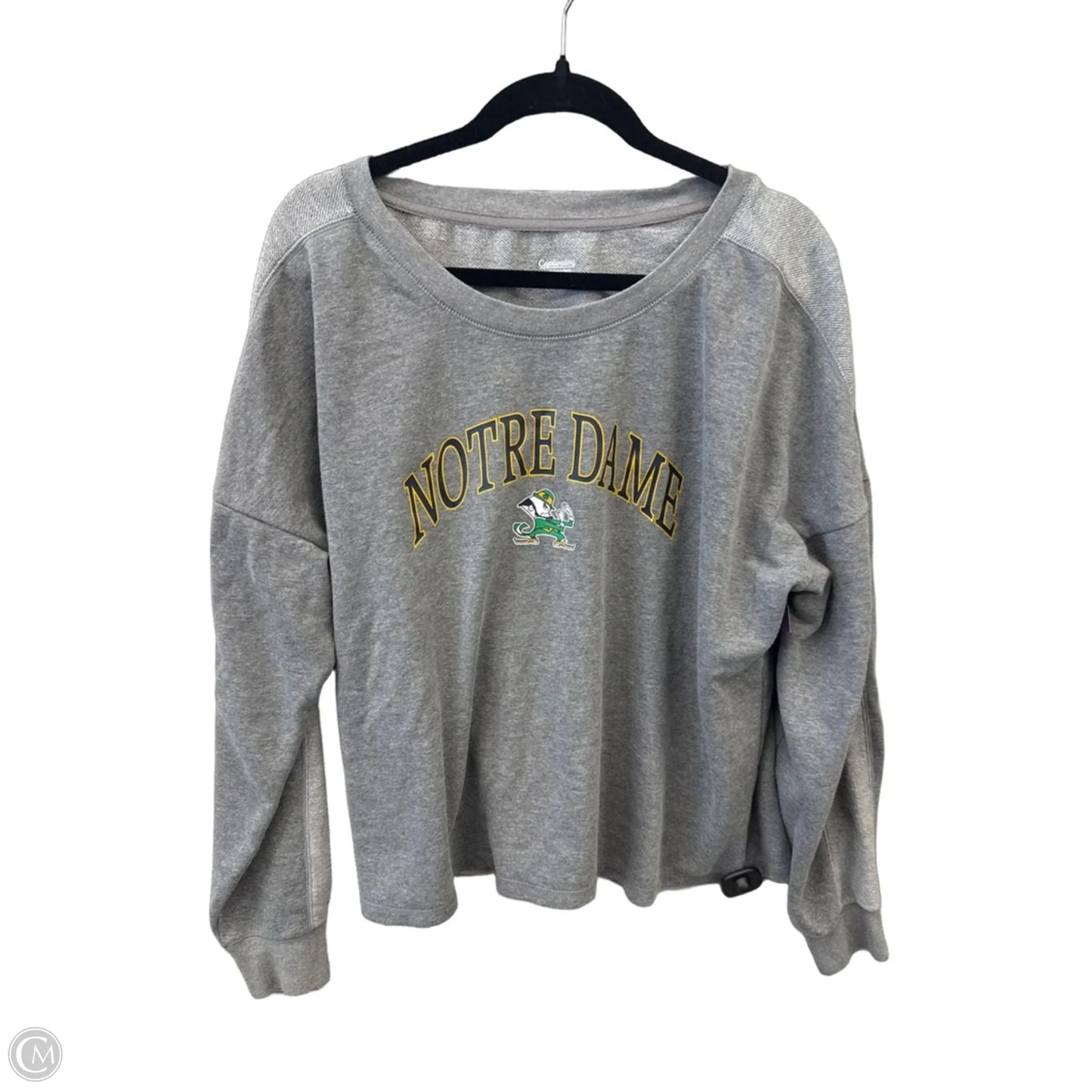 Sweatshirt Crewneck By Clothes Mentor In Grey, Size: 2x