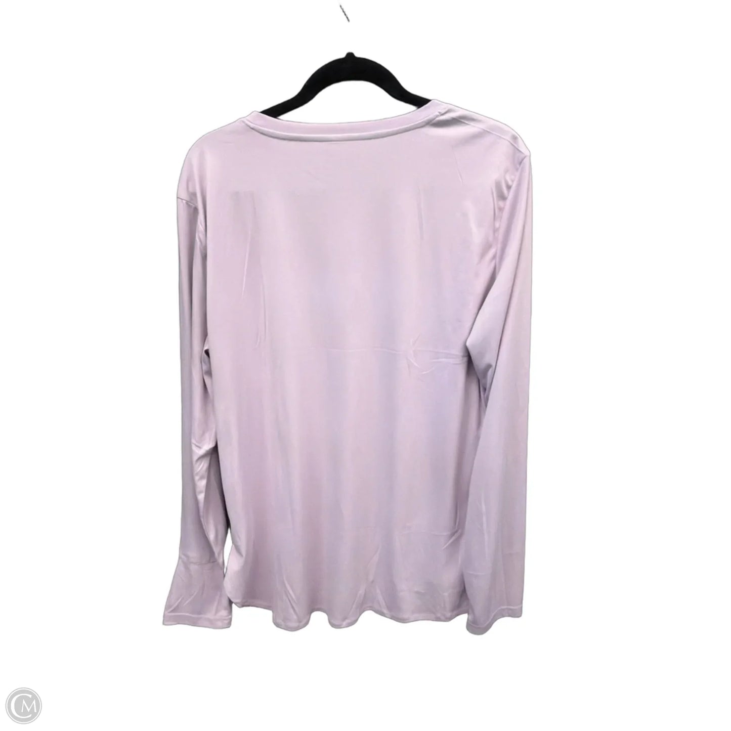 Athletic Top Long Sleeve Crewneck By Clothes Mentor In Purple, Size: 2x