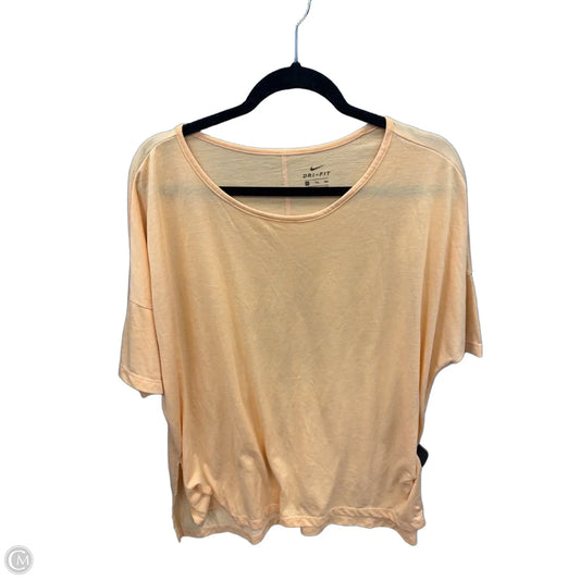 Top Short Sleeve By Nike Apparel In Orange, Size: Xxl