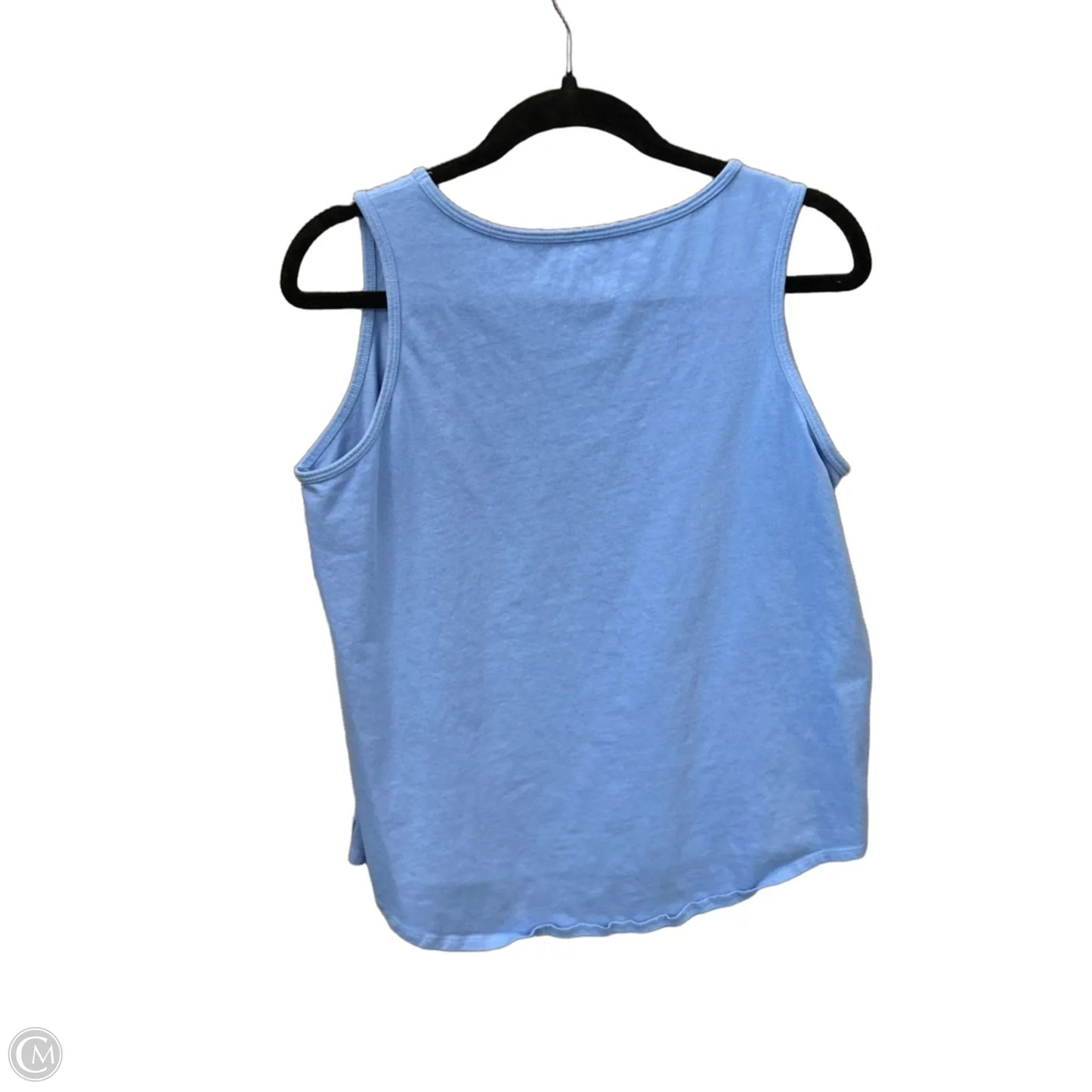 Top Sleeveless By Life Is Good In Blue, Size: L
