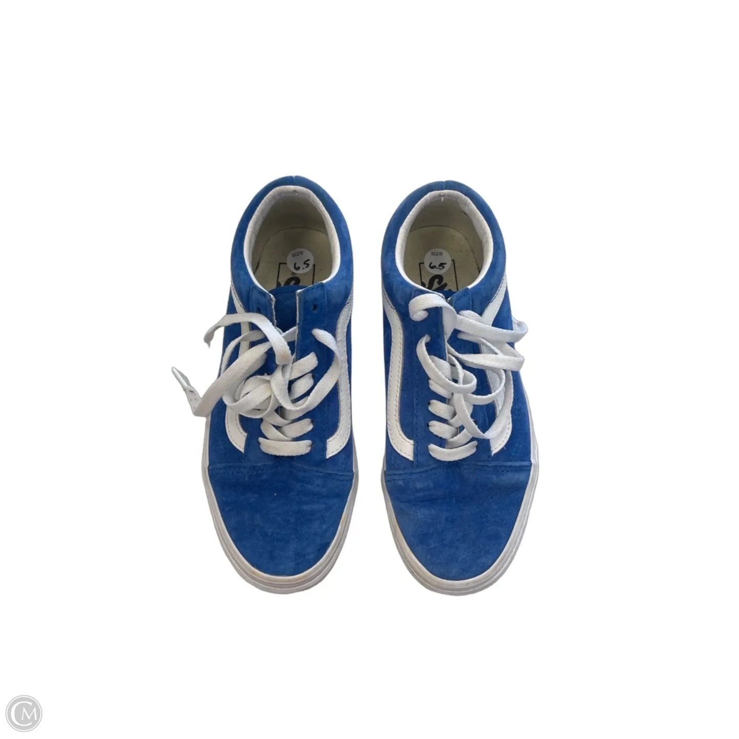 Shoes Sneakers By Vans In Blue, Size: 6.5