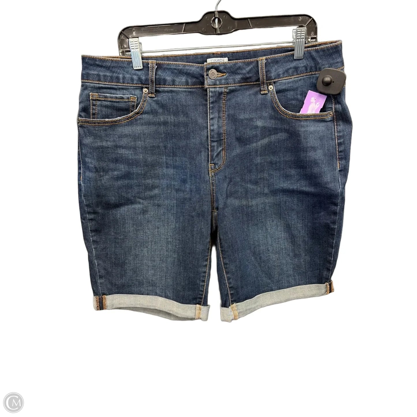 Shorts By Time And Tru In Blue Denim, Size: 16