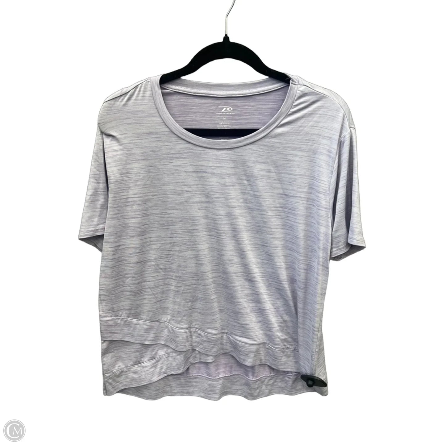 Athletic Top Short Sleeve By Pro Player In Purple, Size: M