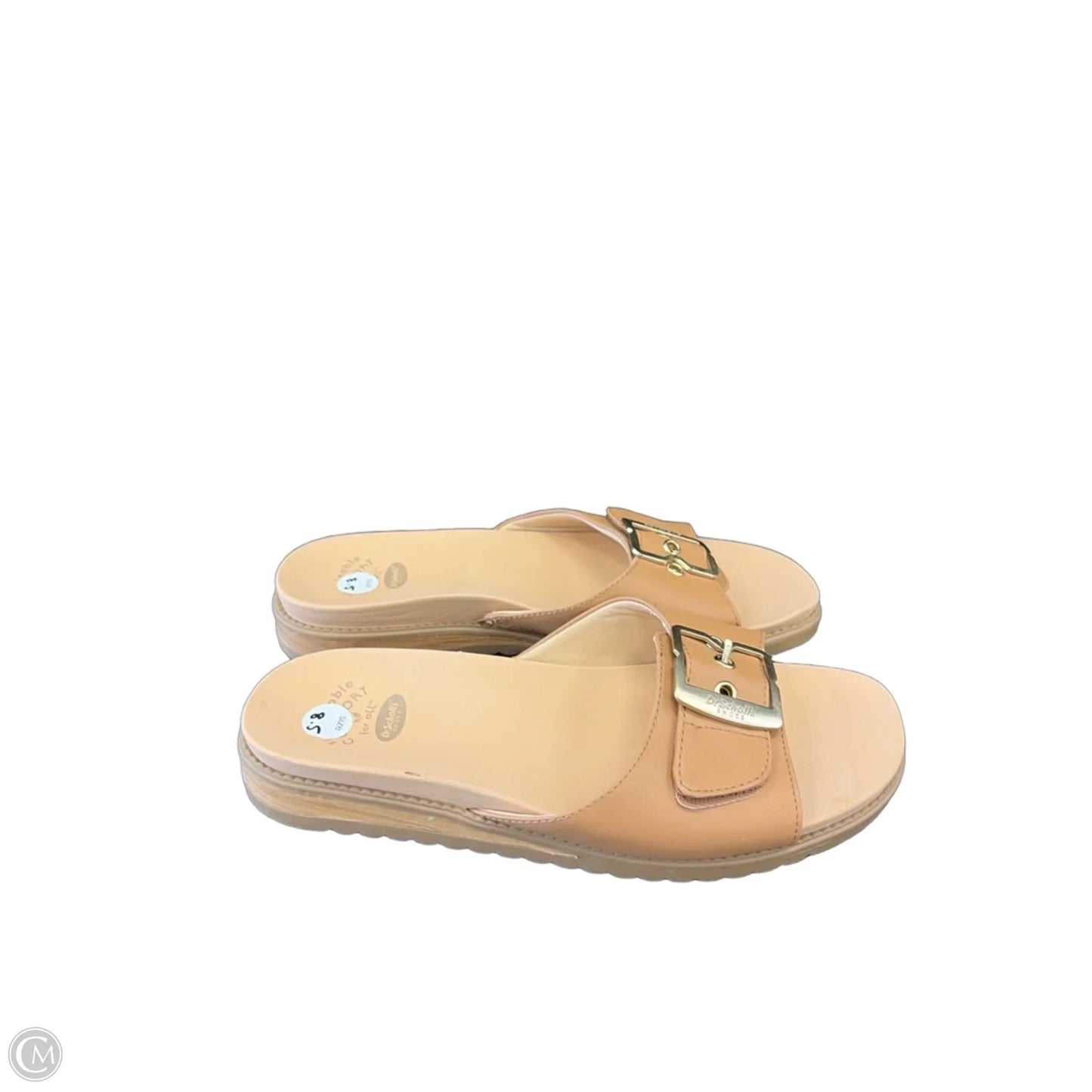 Sandals Flats By Dr Scholls In Beige, Size: 8.5