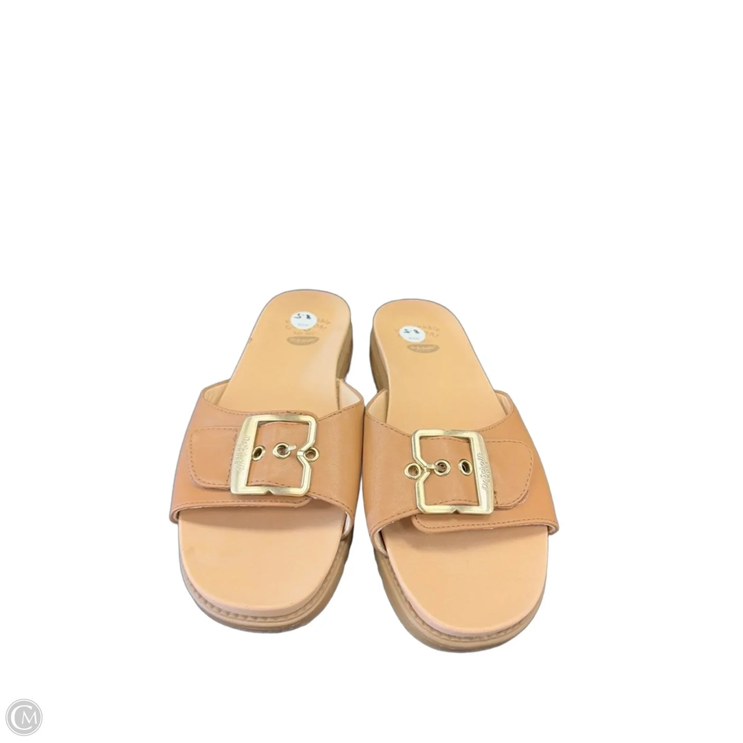 Sandals Flats By Dr Scholls In Beige, Size: 8.5
