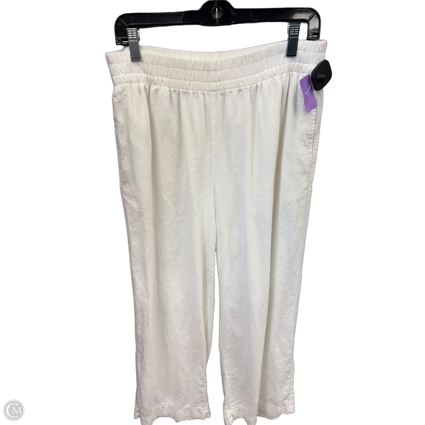 Pants Linen By Old Navy In White, Size: M