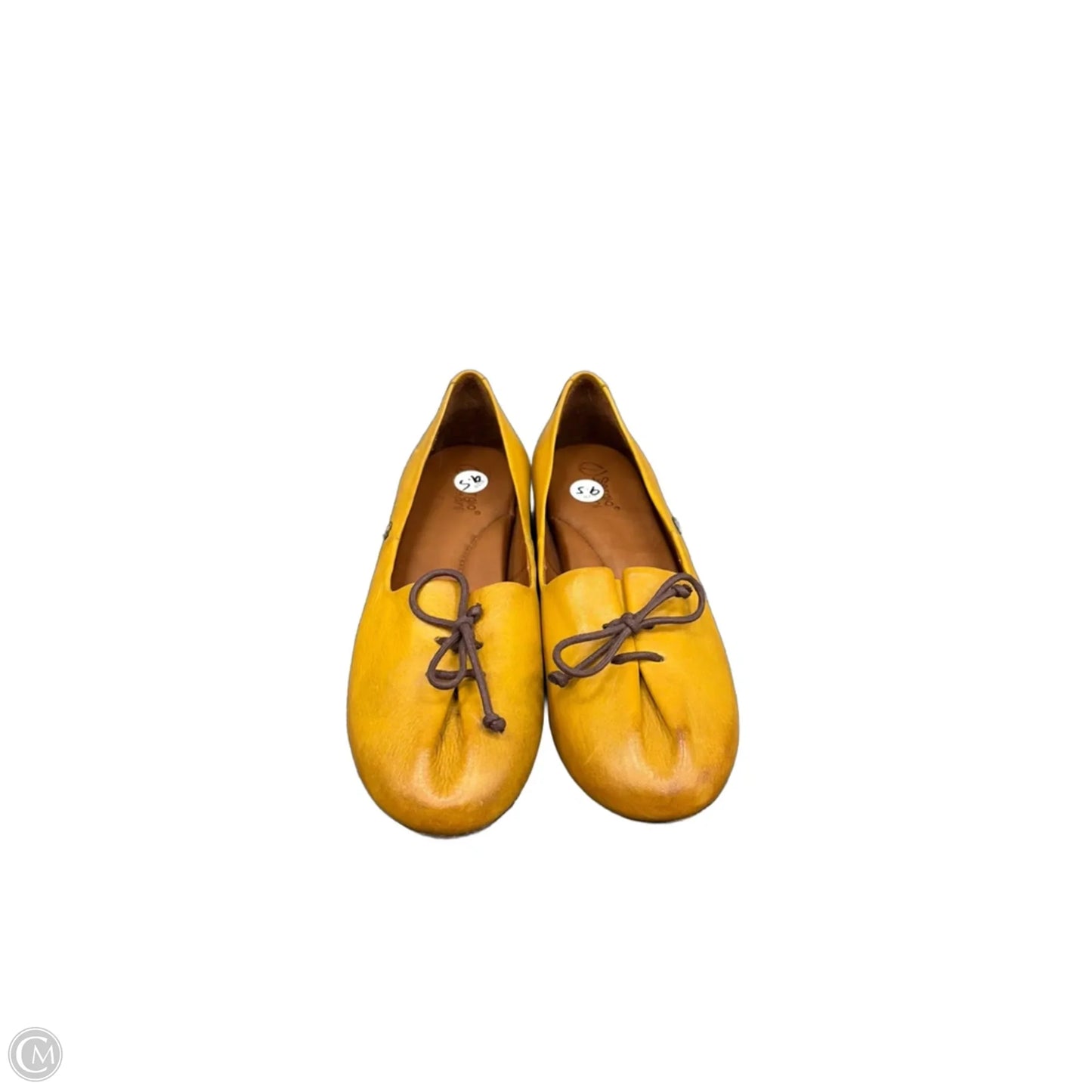 Shoes Flats By Clothes Mentor In Yellow, Size: 9.5