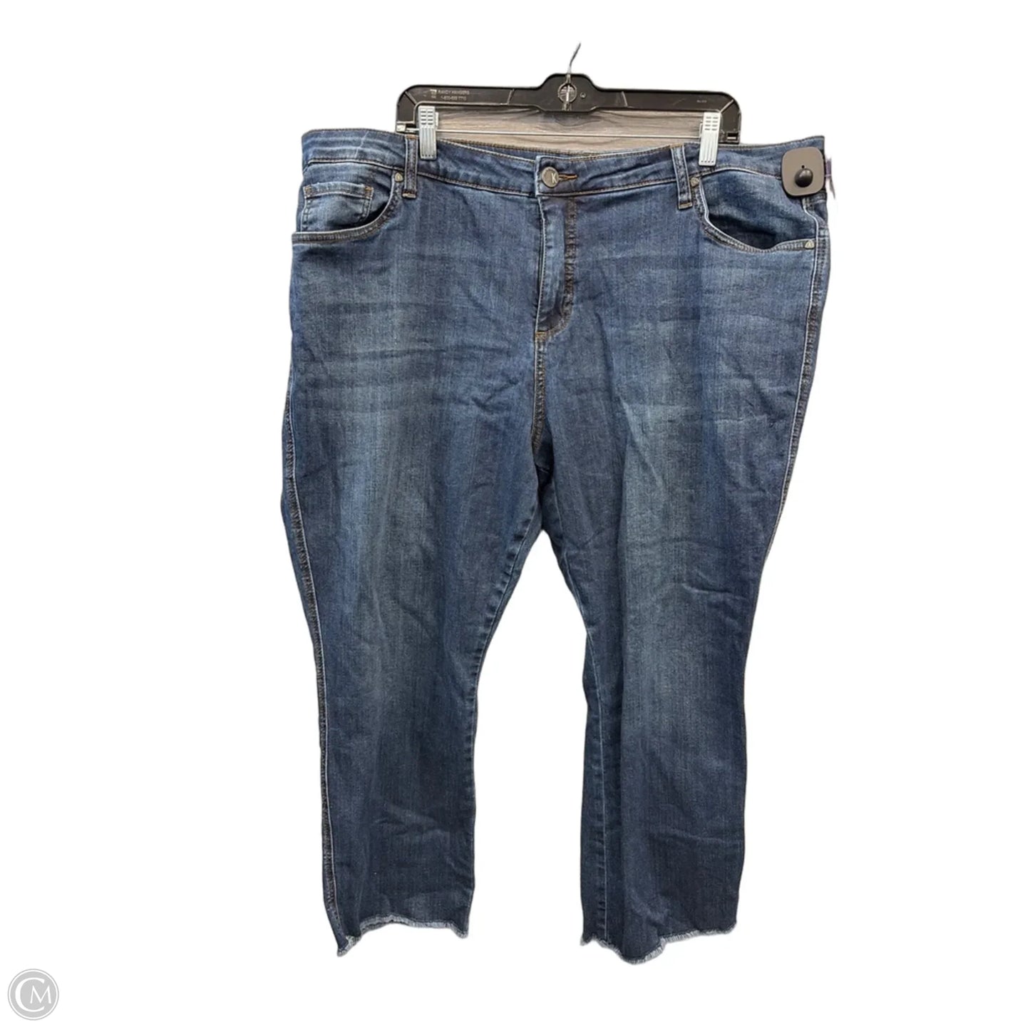 Jeans Skinny By Kut In Blue Denim, Size: 22
