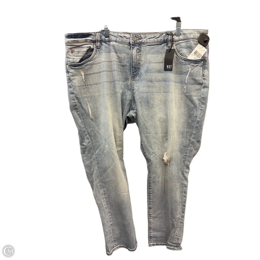 Jeans Boyfriend By Kut In Blue Denim, Size: 22
