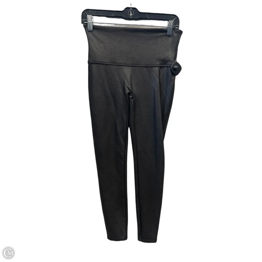 Athletic Leggings By Spanx In Grey, Size: L