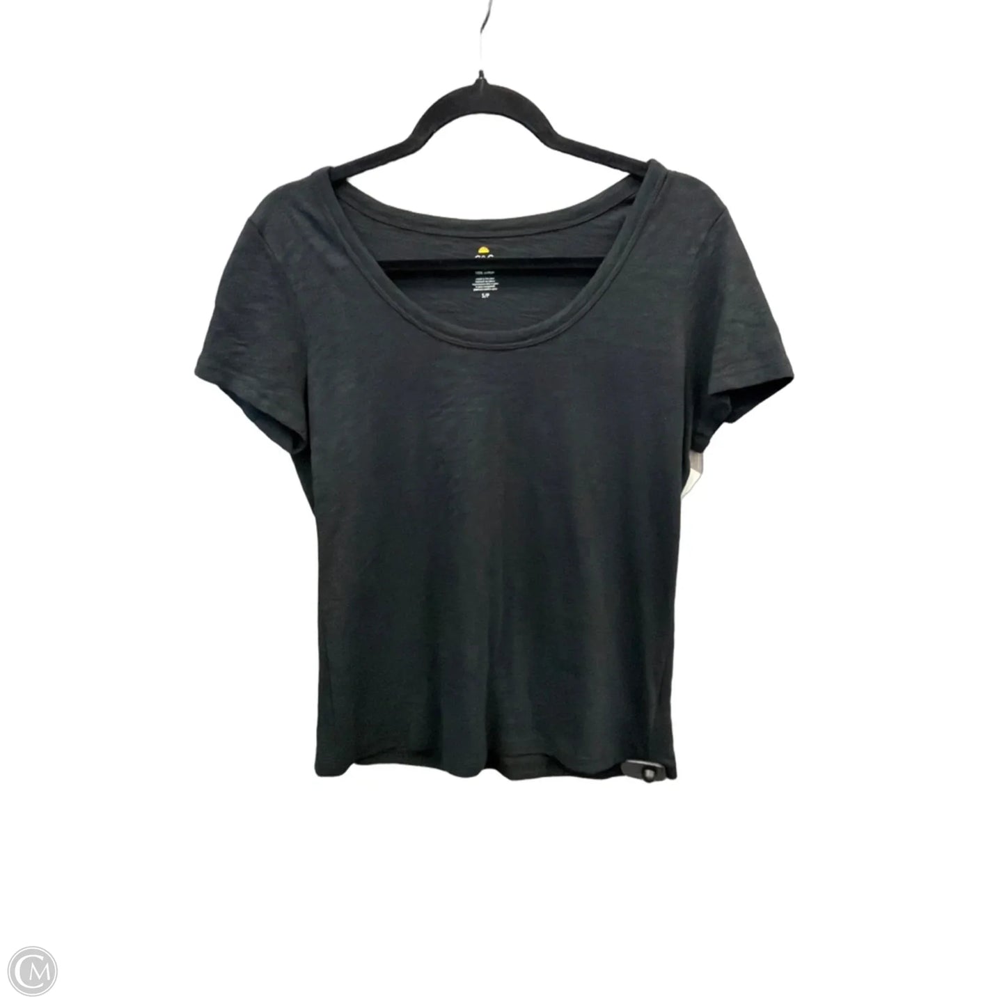 Top Short Sleeve By C And C In Black, Size: S