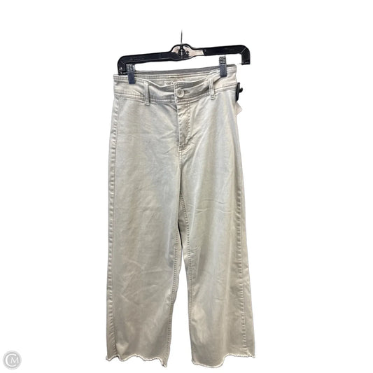 Jeans Wide Leg By Oat In Green Denim, Size: 4