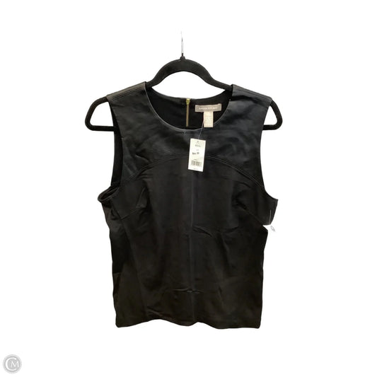 Top Sleeveless By Banana Republic In Black, Size: L