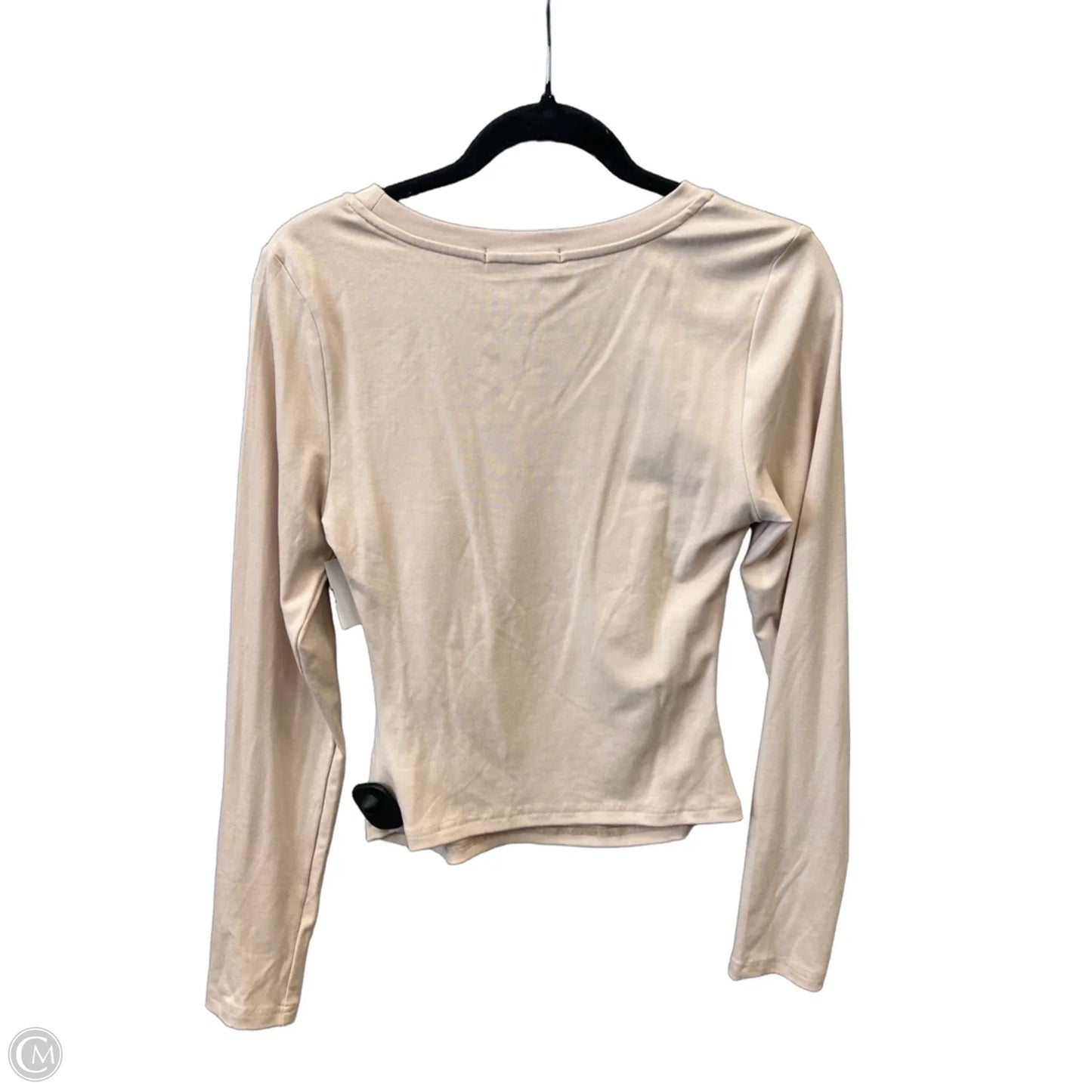 Top Long Sleeve By Trendy Queen In Cream, Size: S