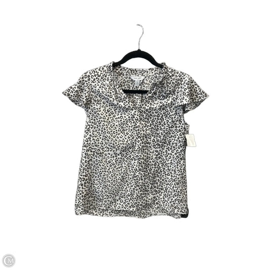 Top Sleeveless By Nine West In Animal Print, Size: S