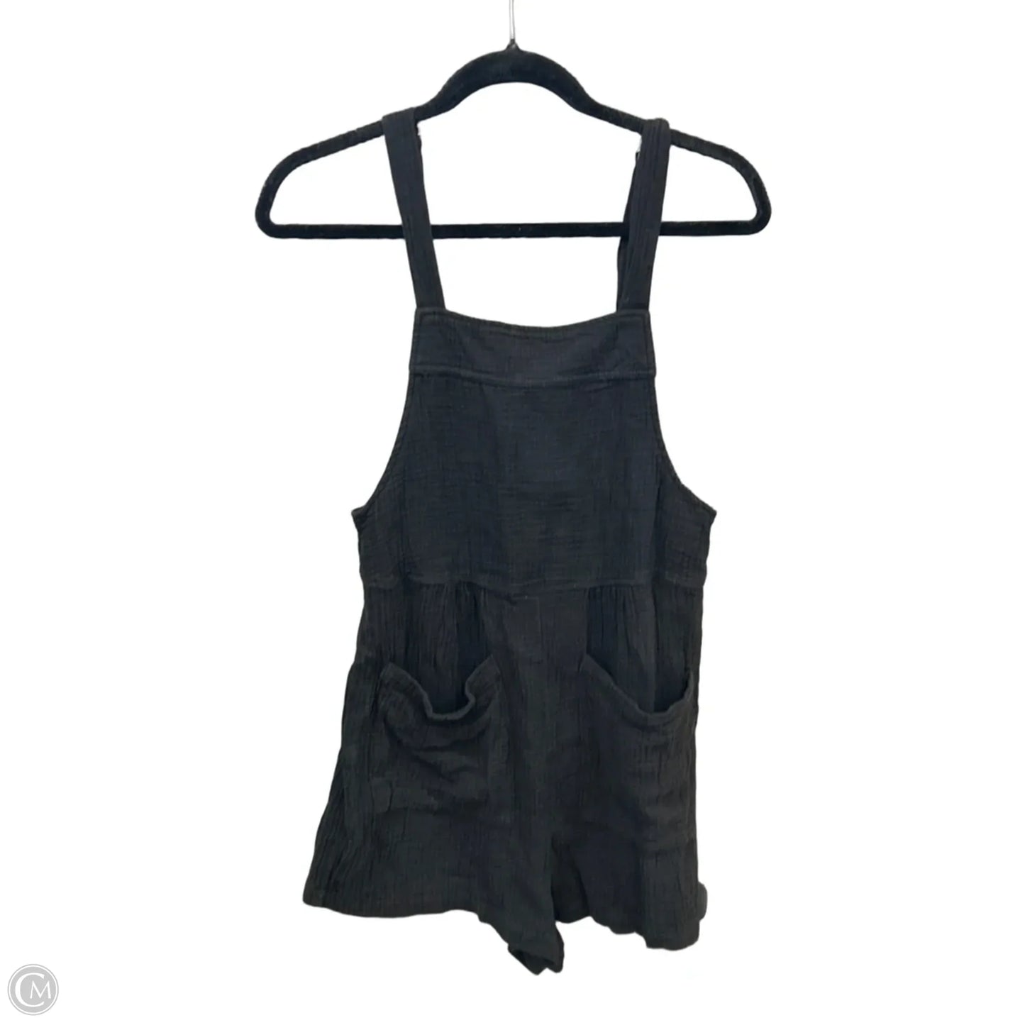 Shortalls By Pink Lily In Black, Size: S