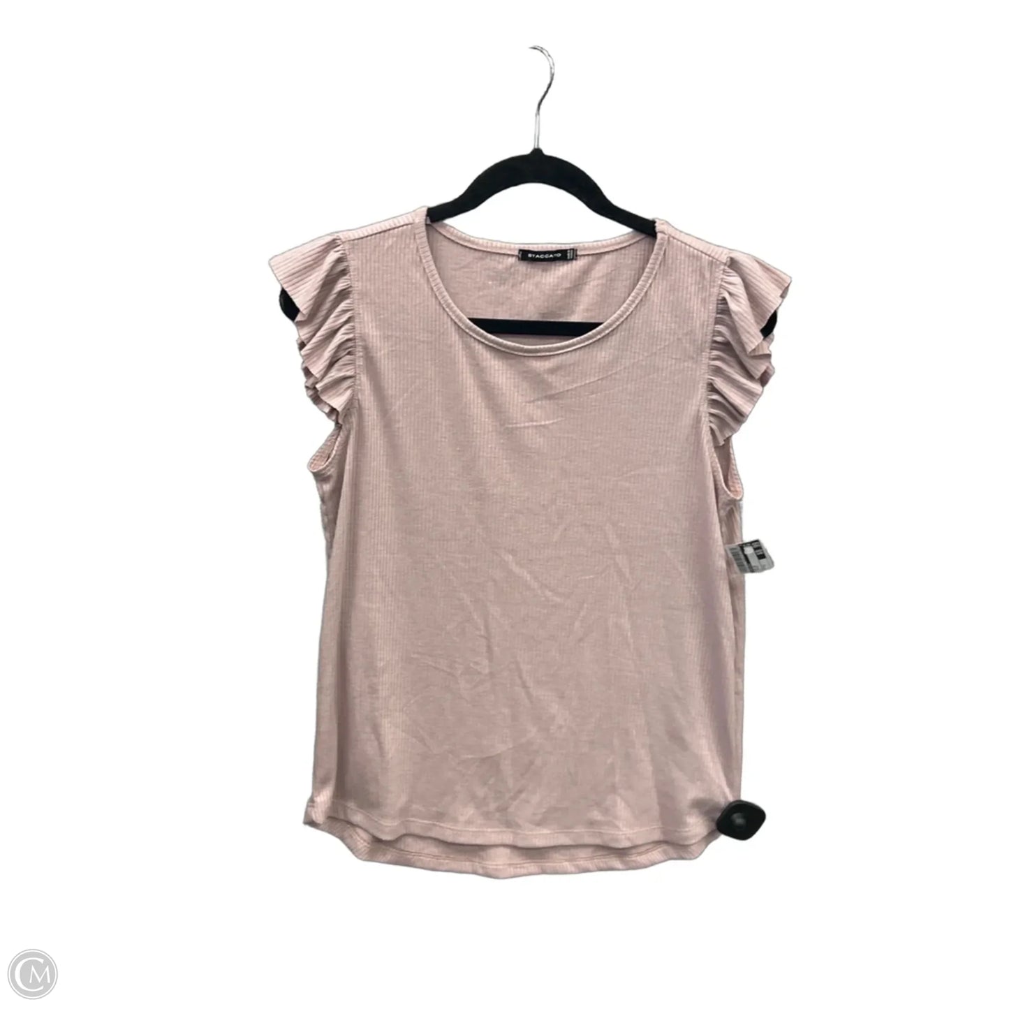 Top Short Sleeve By Staccato In Purple, Size: S