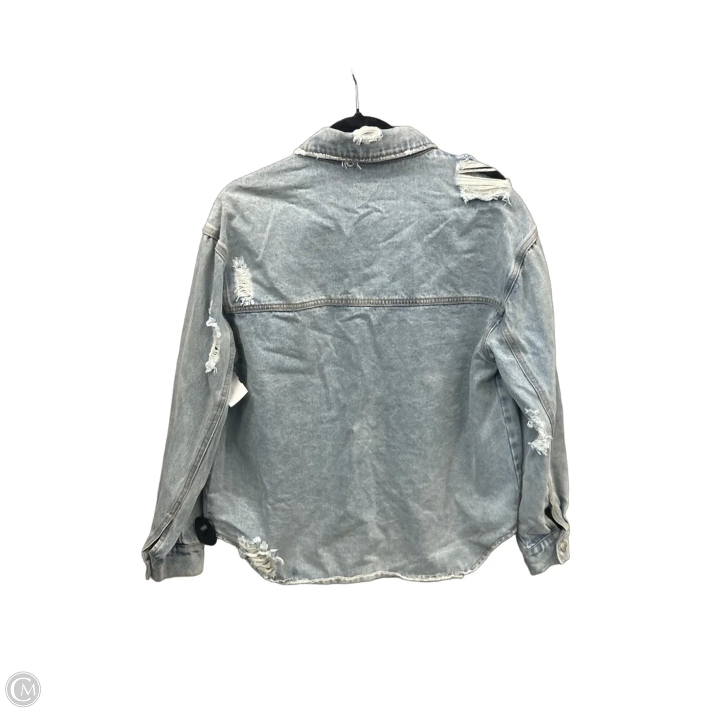 Jacket Denim By Mittoshop In Blue Denim, Size: S