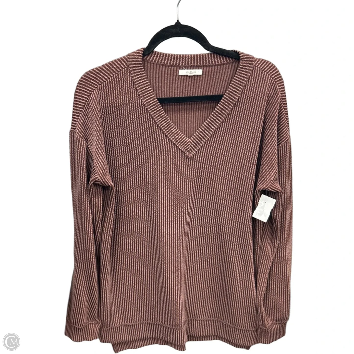 Top Long Sleeve By Maurices In Brown, Size: Xs