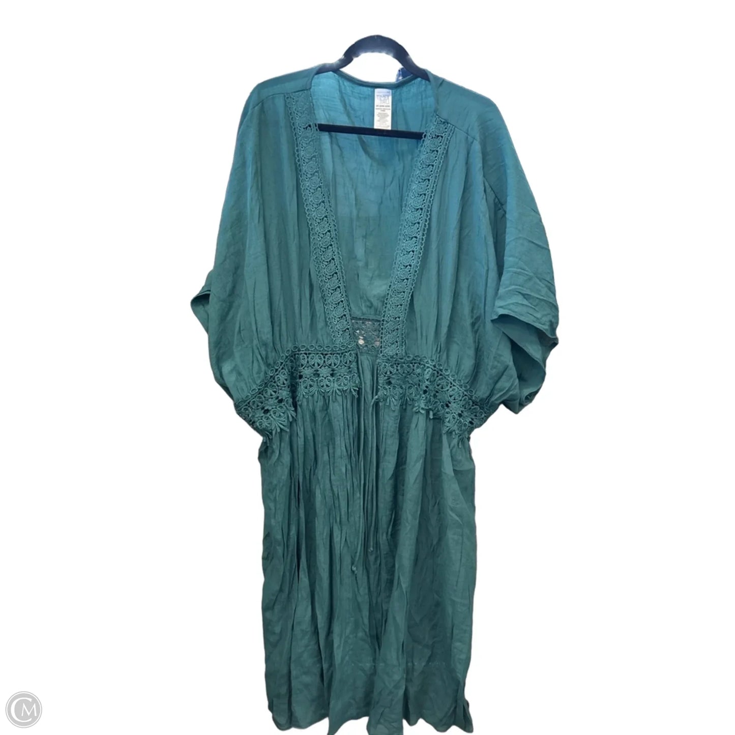 Kimono By Time And Tru In Green, Size: 2x