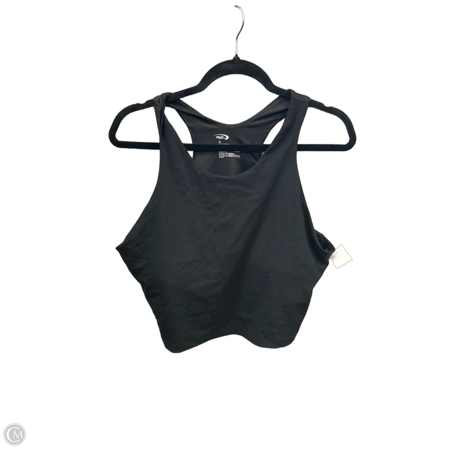 Athletic Bra By Mta Sport In Black, Size: 2x