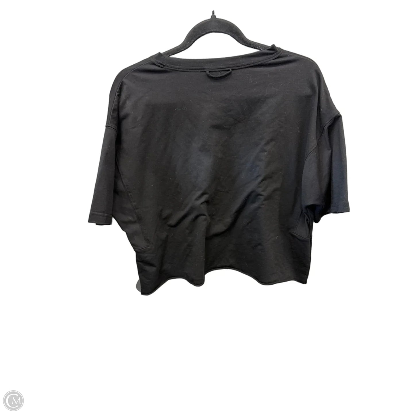 Top Short Sleeve By Clothes Mentor In Black, Size: M