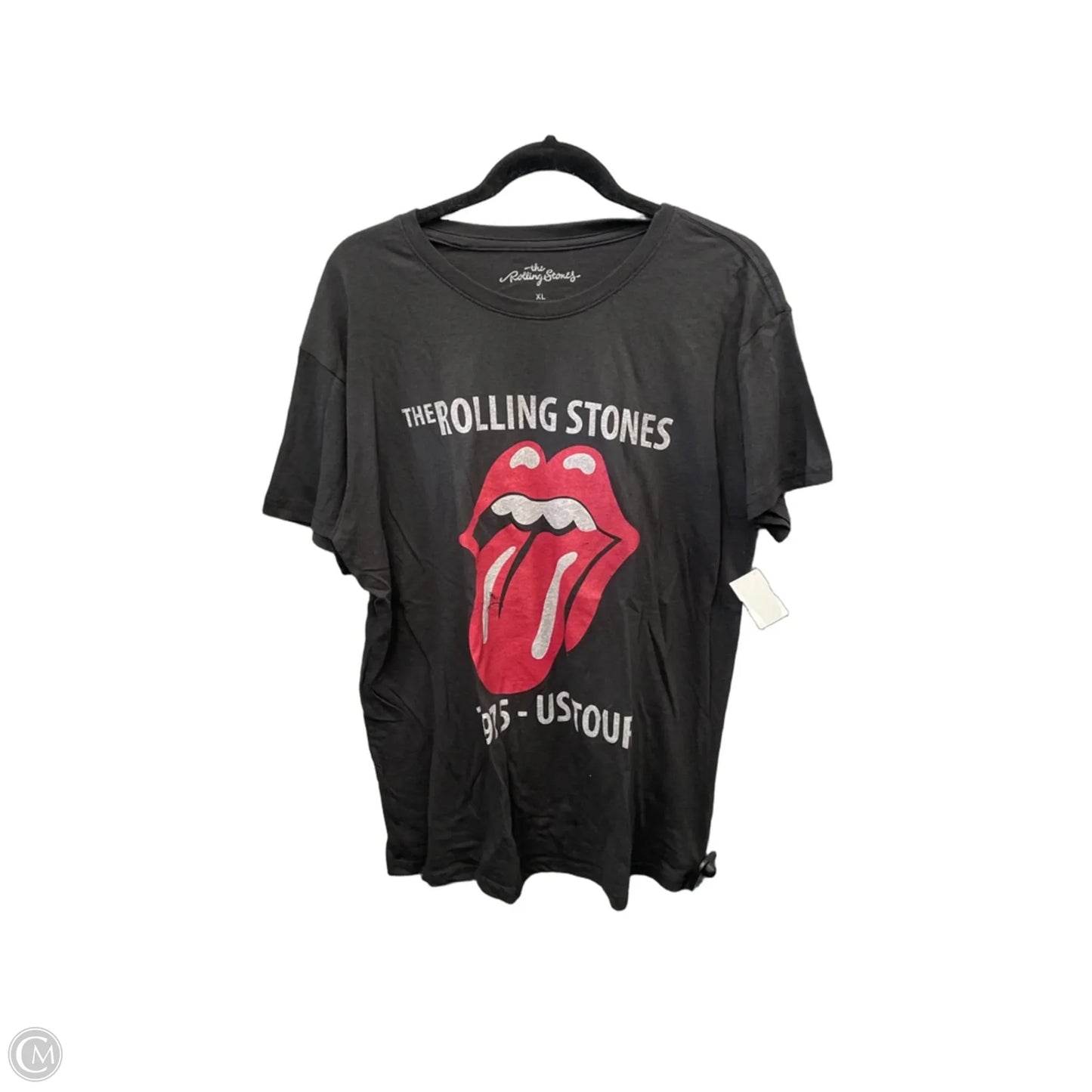 Top Short Sleeve By Clothes Mentor In Grey, Size: Xl