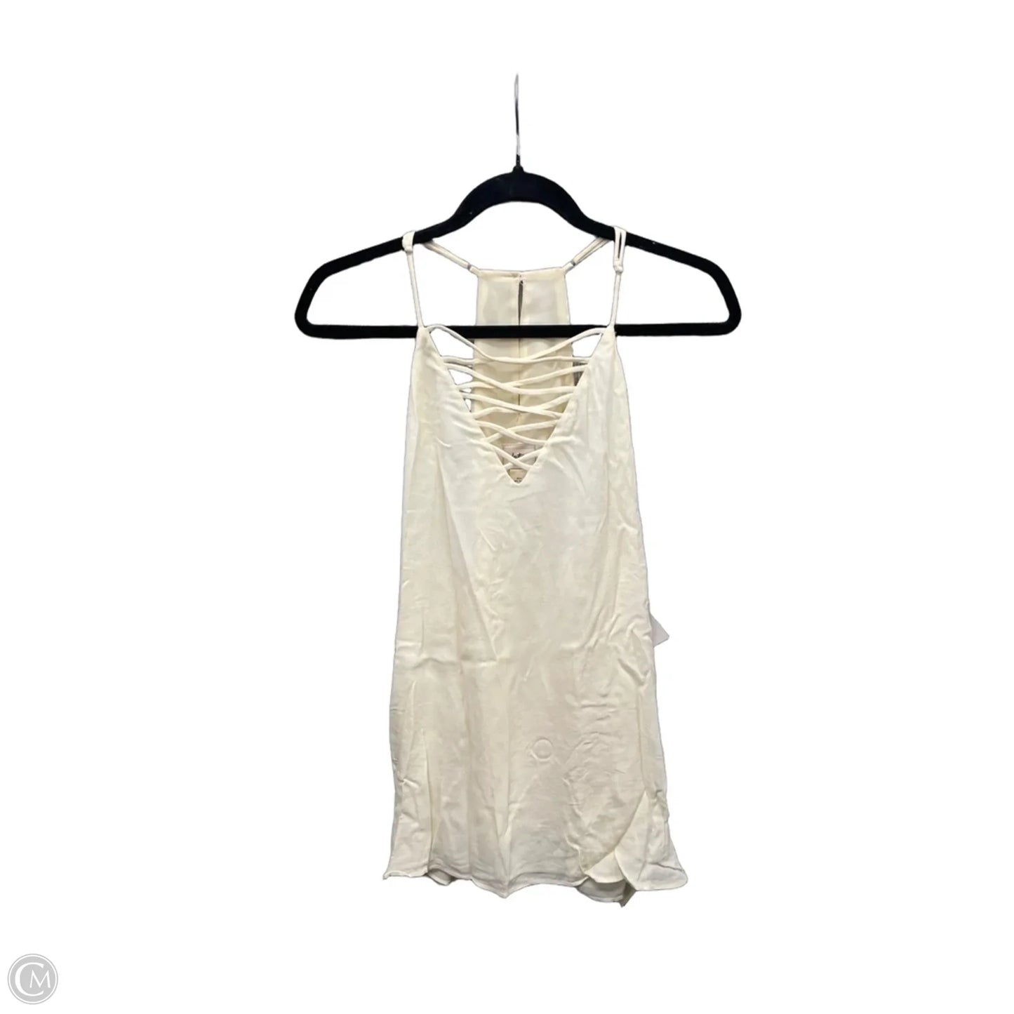 Top Sleeveless By Daytrip In Cream, Size: L