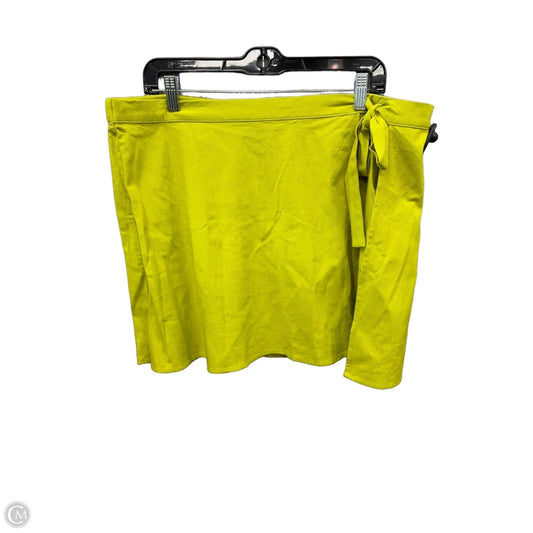 Skirt Mini & Short By A New Day In Green, Size: 14