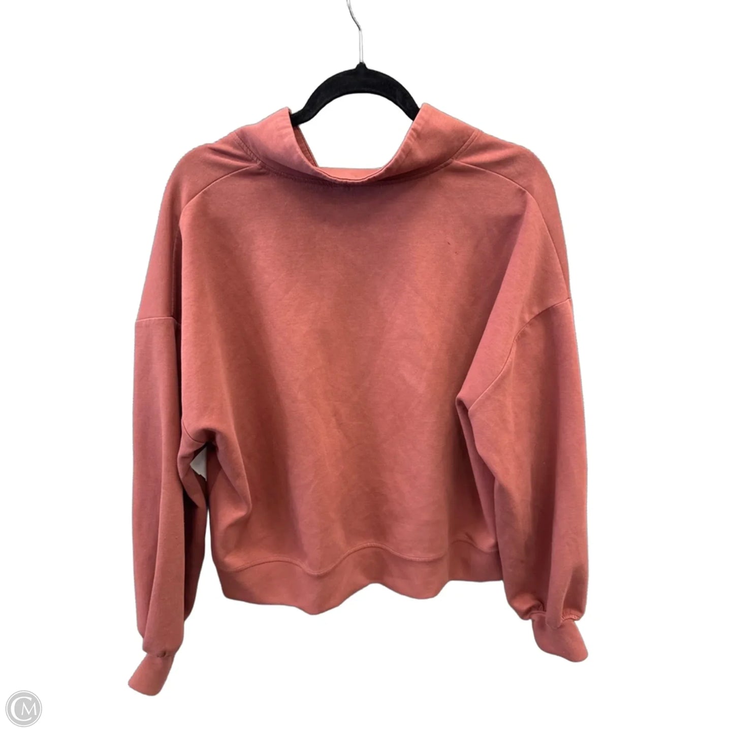 Sweatshirt Collar By Entro In Orange, Size: M