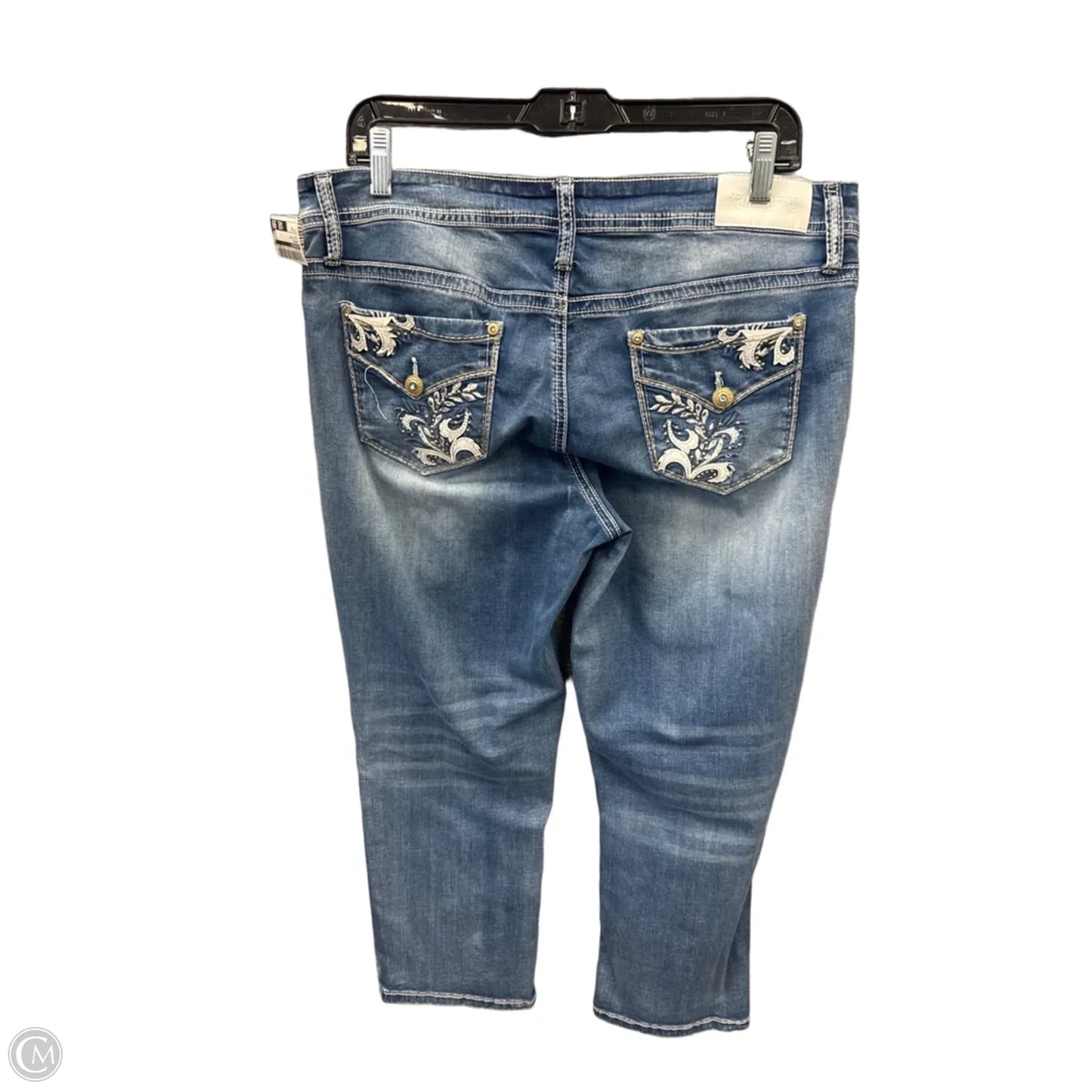 Capris By Hydraulic In Blue Denim, Size: 12