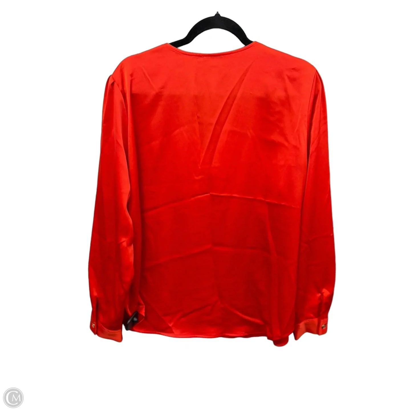 Top Long Sleeve By Jones New York In Orange, Size: Xl