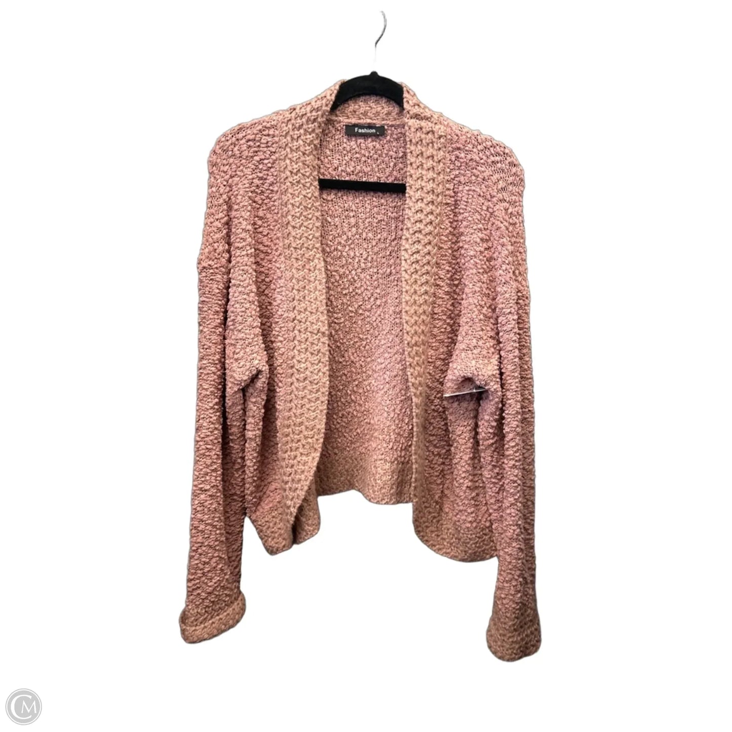 Sweater Cardigan By Cmf In Pink, Size: L