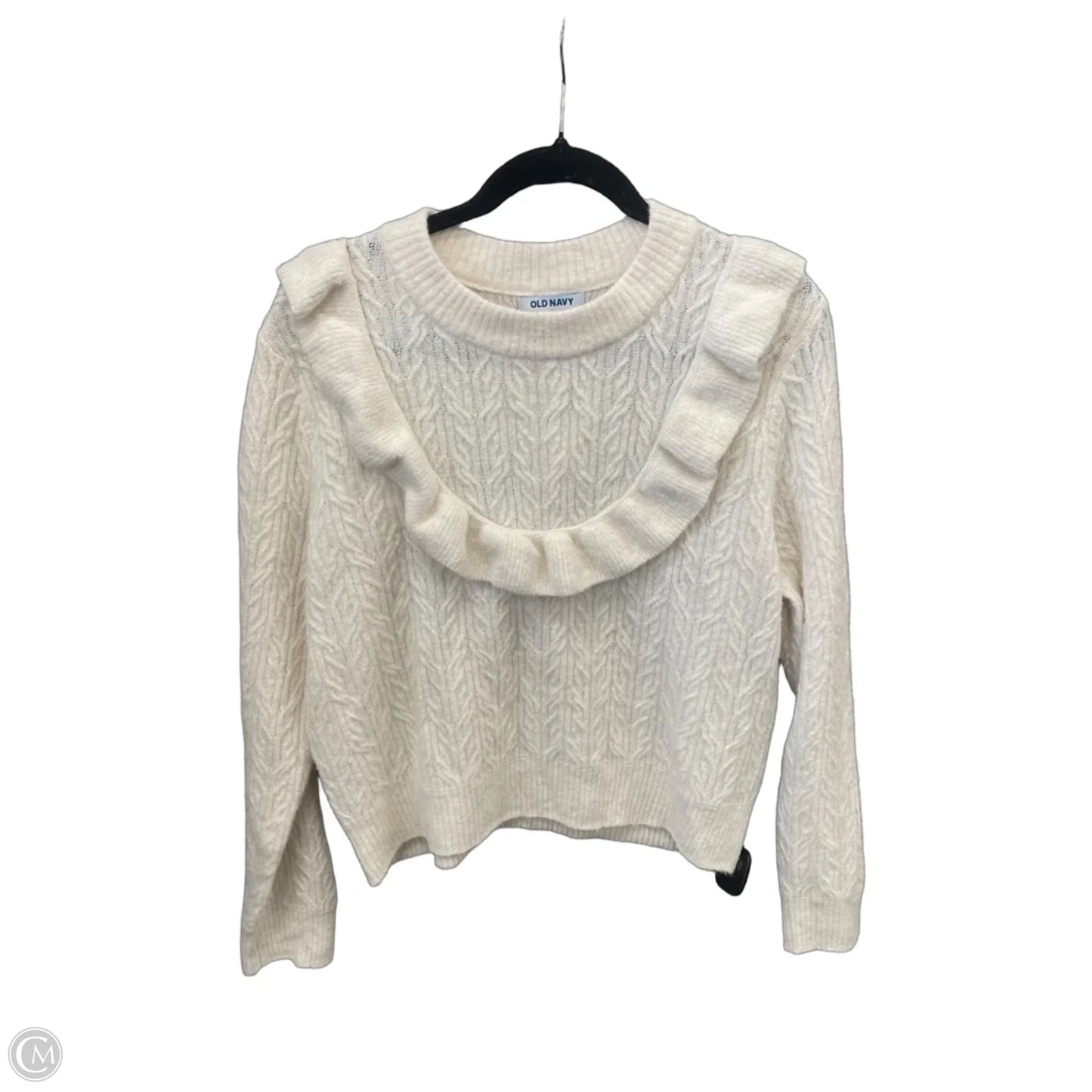 Sweater By Old Navy In White, Size: L