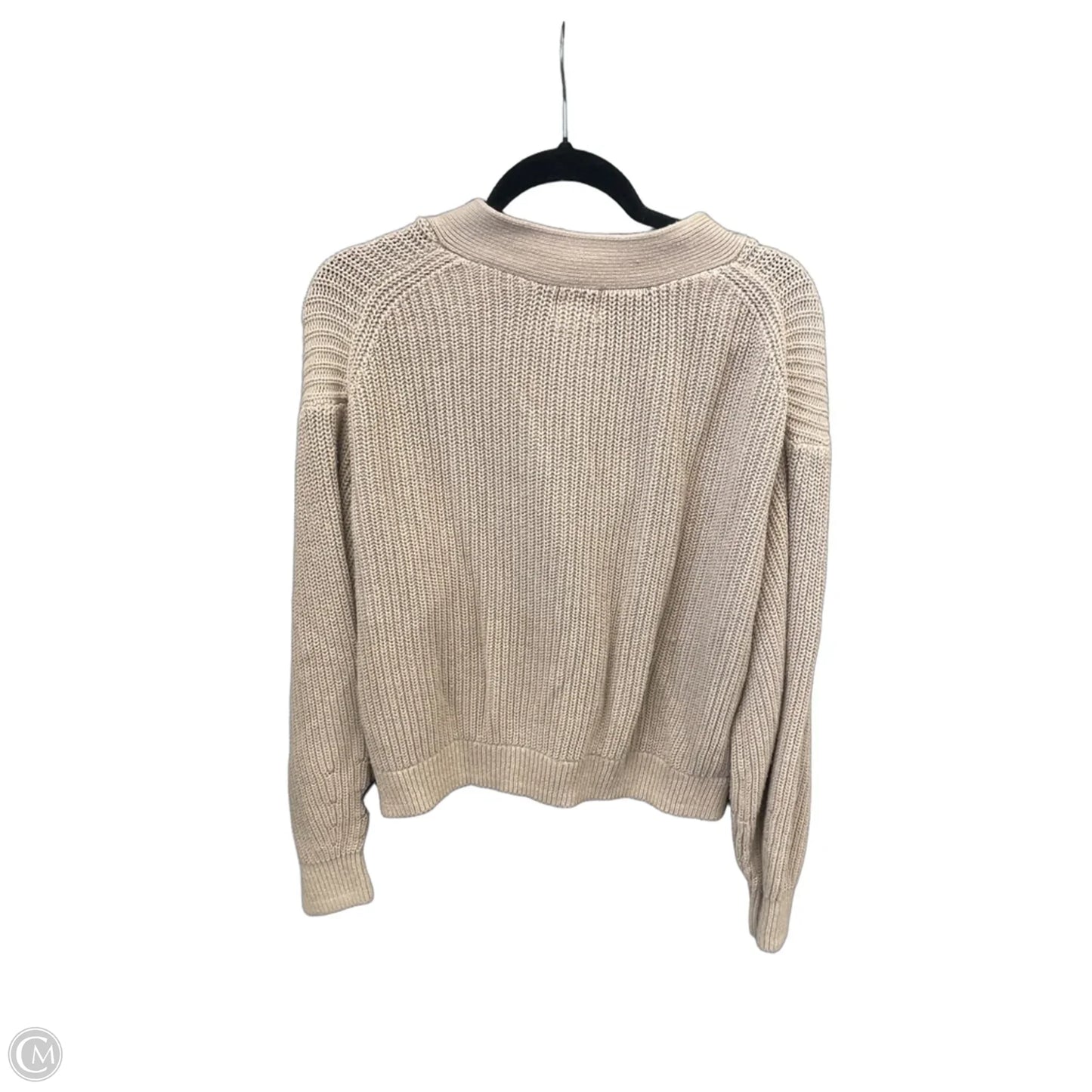 Sweater Cardigan By H&m In Brown, Size: M