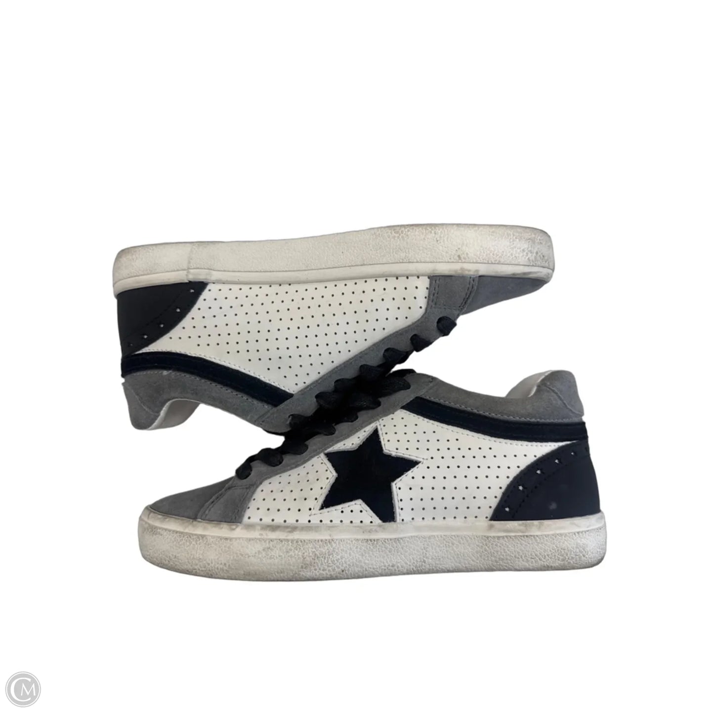 Shoes Sneakers By Vintage Havana In Grey & White, Size: 7.5