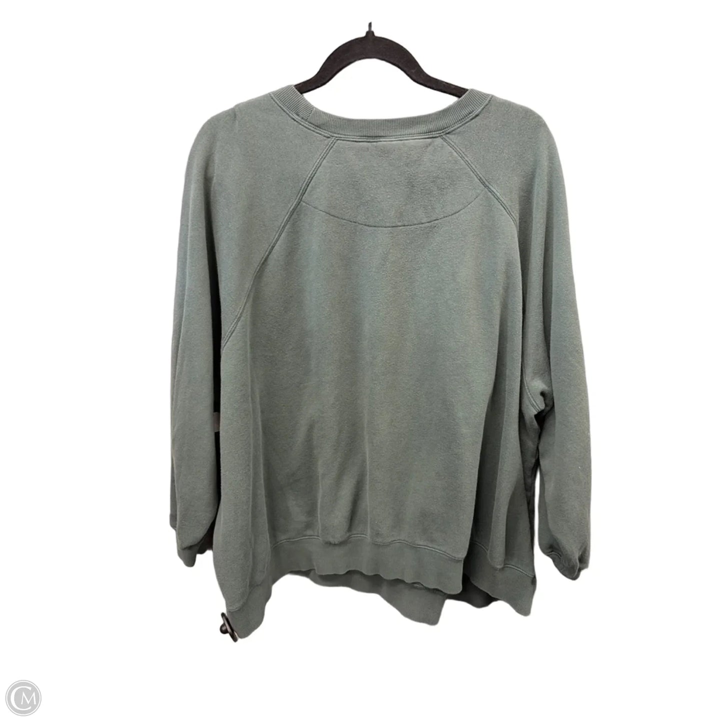Sweatshirt Crewneck By Old Navy In Green, Size: 2x