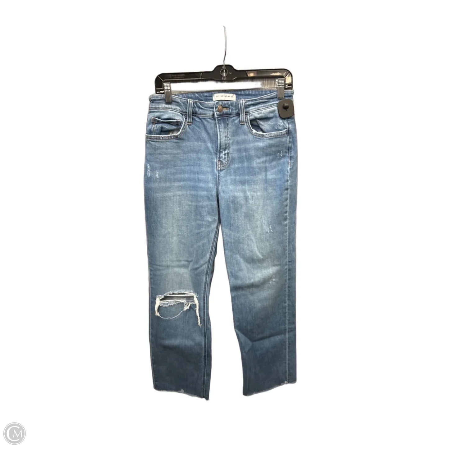 Jeans Straight By Flying Monkey In Blue Denim, Size: 8