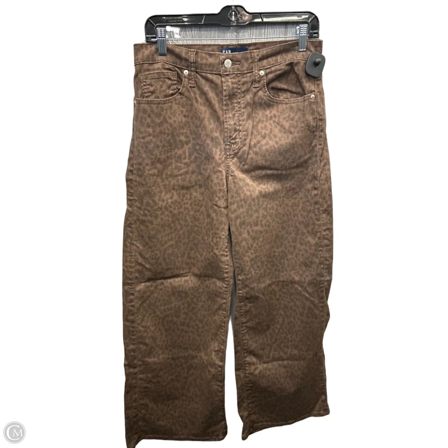 Jeans Straight By Gap In Animal Print, Size: 8