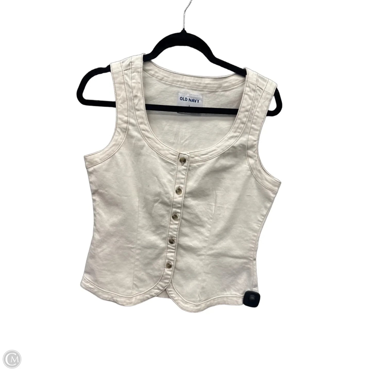 Vest Other By Old Navy In Cream, Size: S