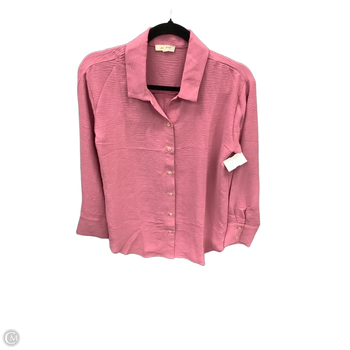 Top Long Sleeve By Mystree In Pink, Size: S