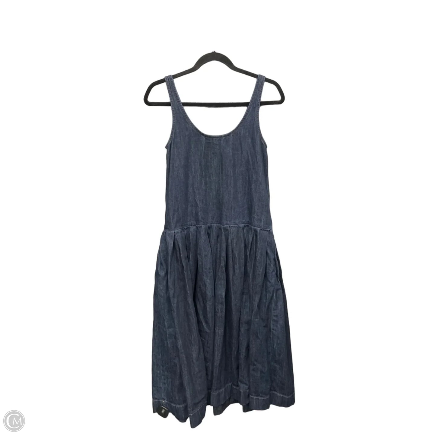 Dress Casual Midi By Old Navy In Blue Denim, Size: Xs